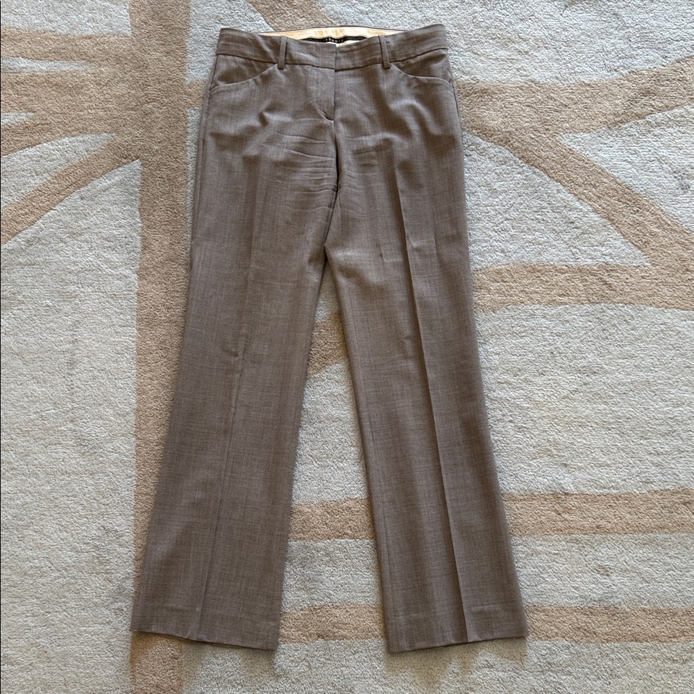 Women’s Theory Wool Tailored Trousers Size 2